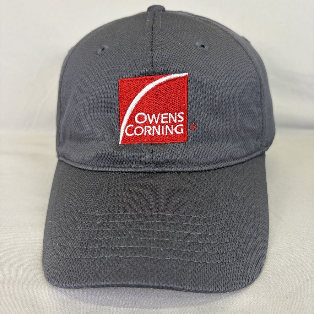Owens Corning Hat Baseball Cap Mens OSFM Gray Ft Smith AR Corporate Promo